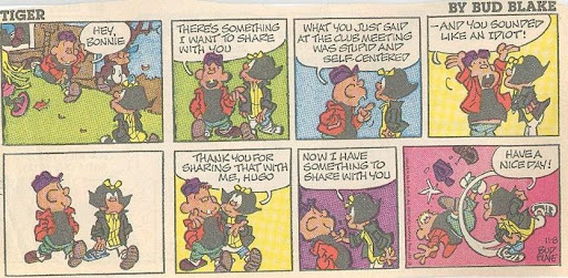 Comic strip: Tiger